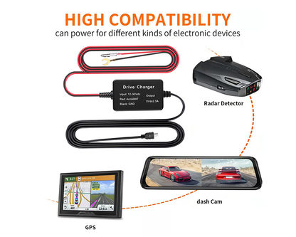 Hardwire Complete Set for Beltronics Escort Uniden Radenso Valentine One