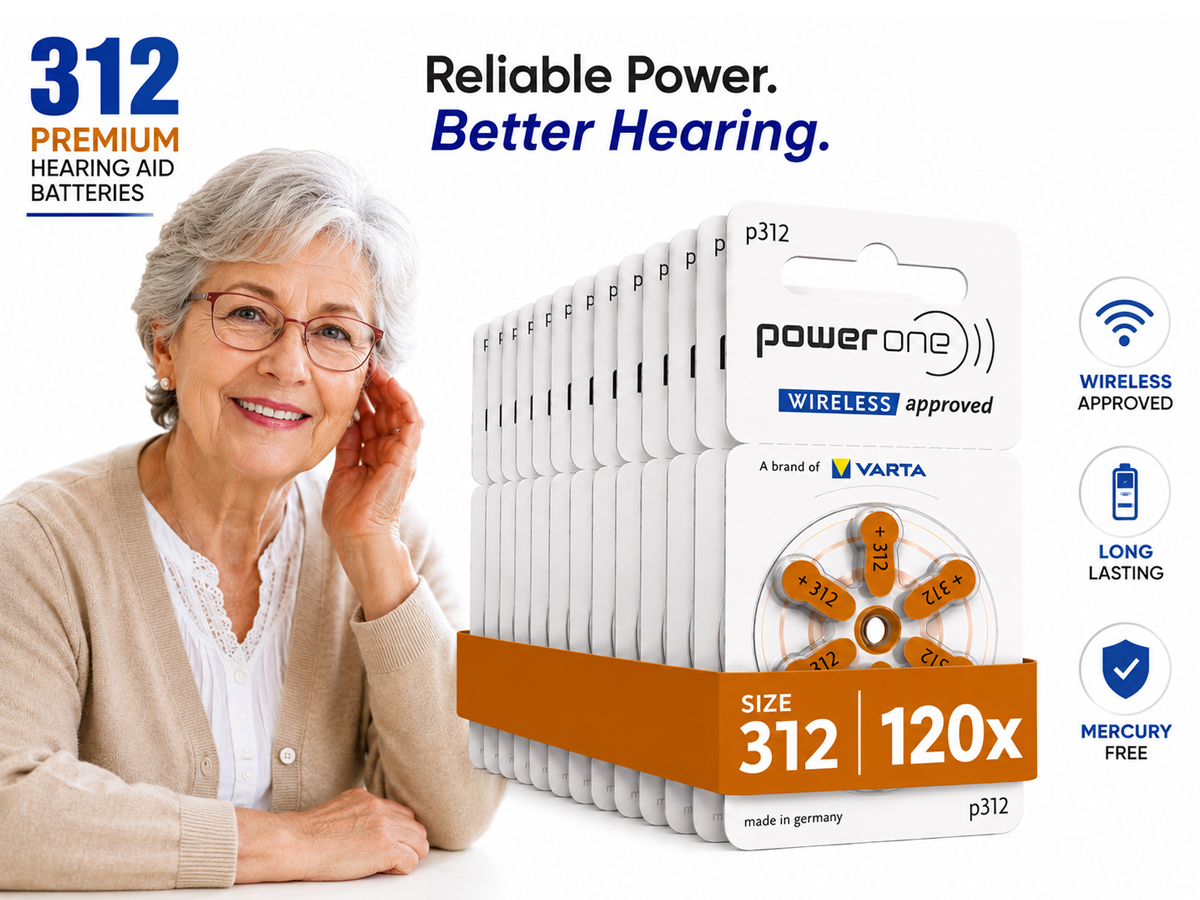 Hearing Aid Battery Size 312