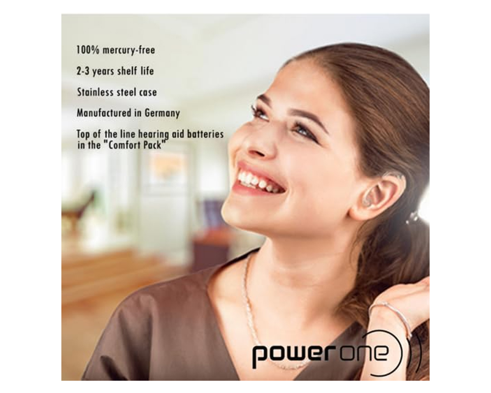 Power one P312 size 312 Hearing Aid Batteries 60 Pack