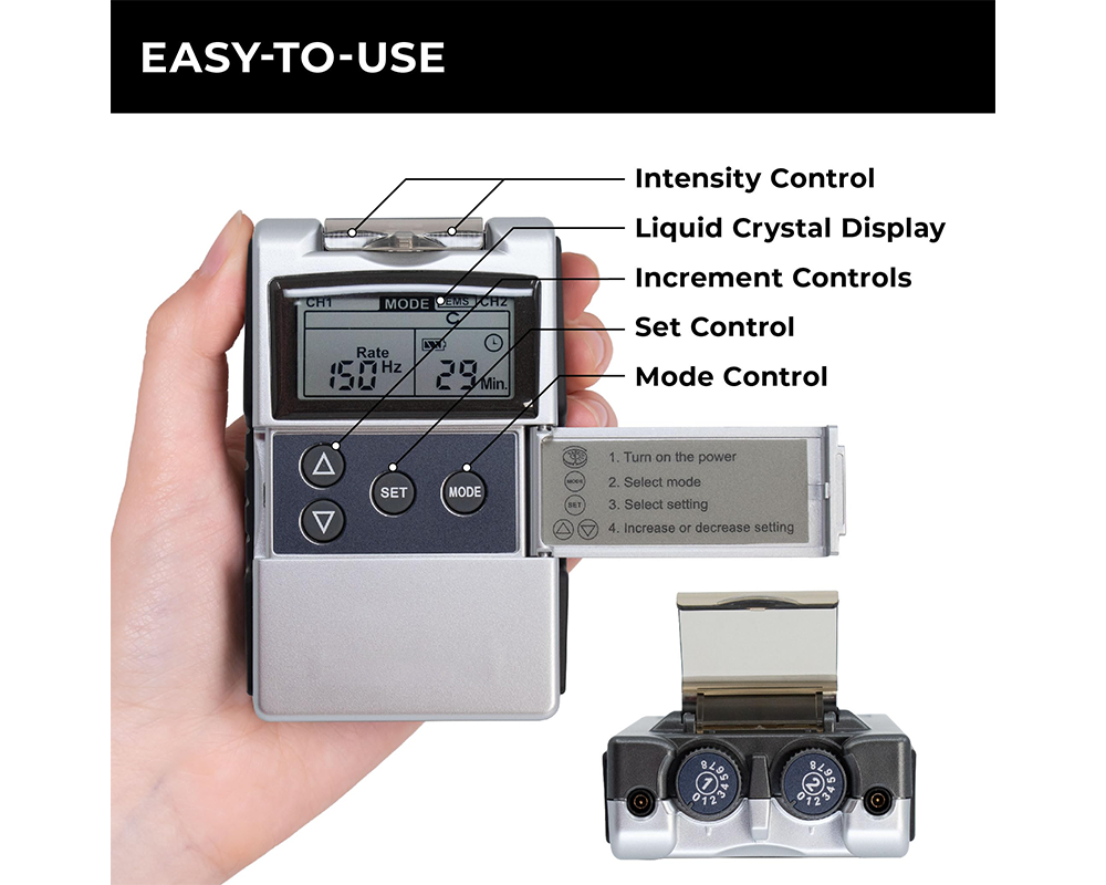 TENS machine for muscle pain