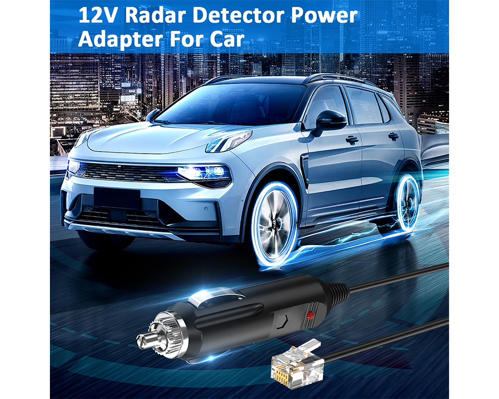 2M RJ11 Power Cable Cord for Uniden Escort Beltronics Valentine V1 Radar