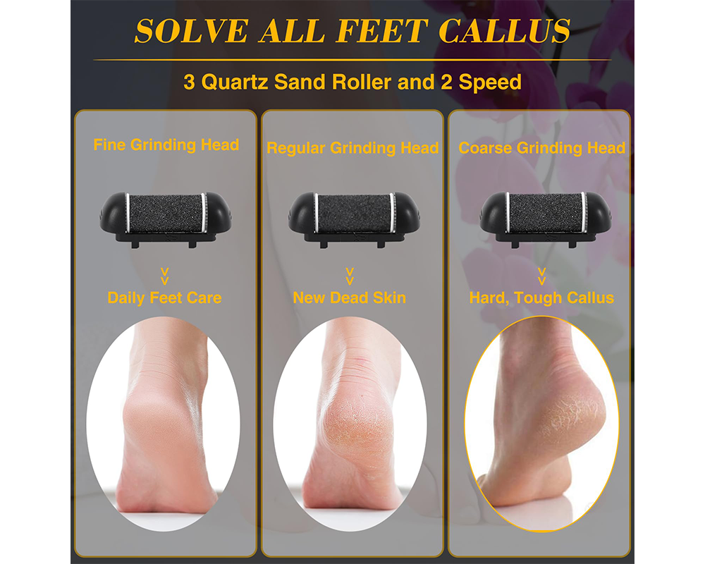 Portable electric foot file