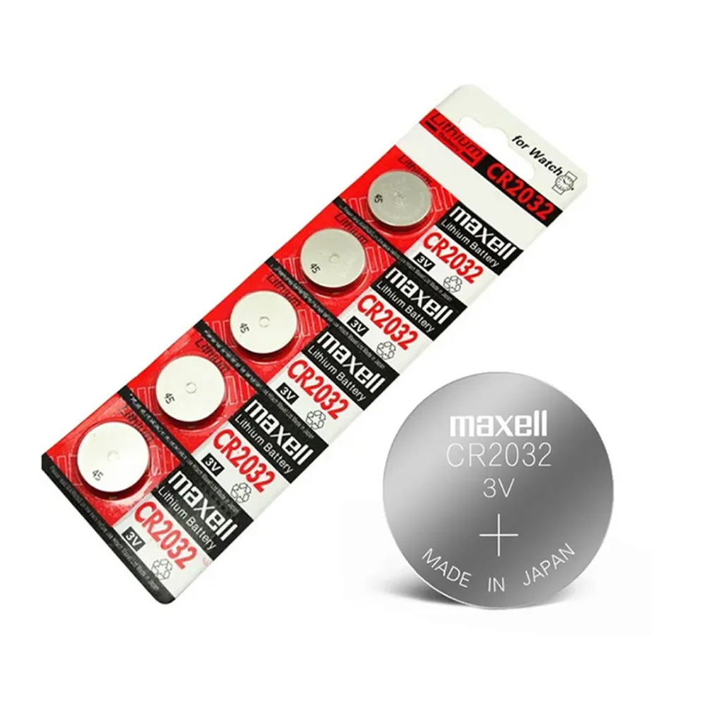 5PCs CR2032 Battery Maxell