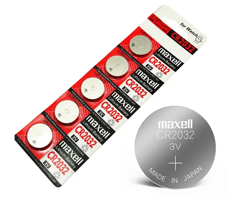 5PCs CR2032 Battery Maxell