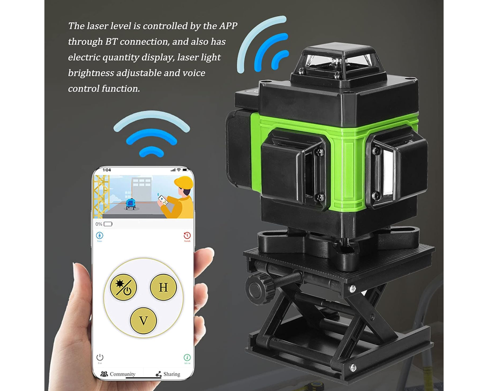 Green Cross Line Laser Level  with Tripod Self Leveling
