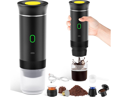 Compact portable coffee maker