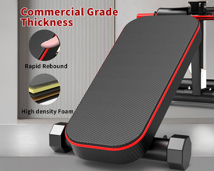 Weight bench carbon steel frame