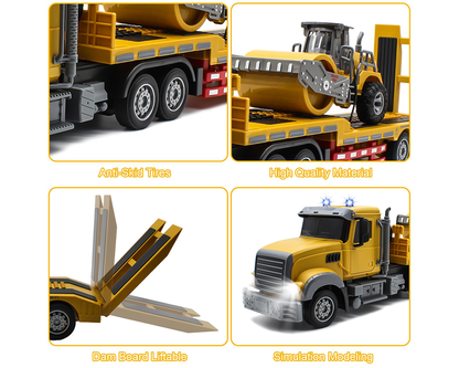 RC Truck with Trailer – Remote Control RC Truck Construction Toy