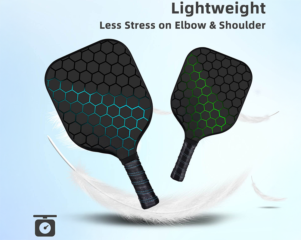 Lightning Pickleball Paddles and Ball Set