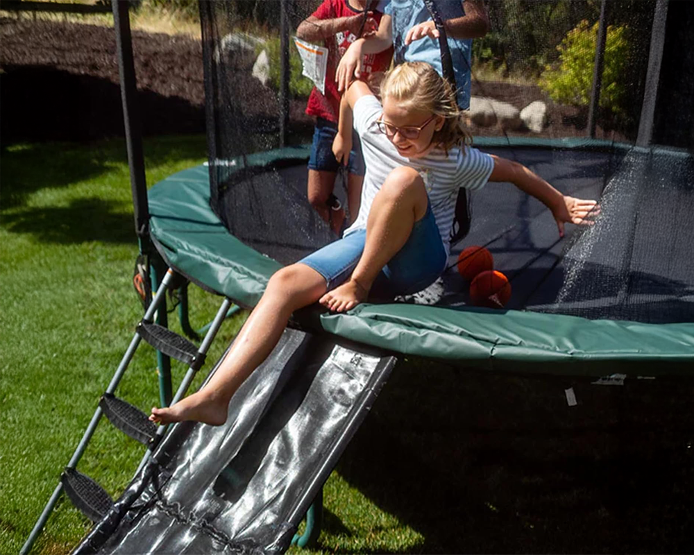 Trampoline Slide Ladder Ramp Kids Slide