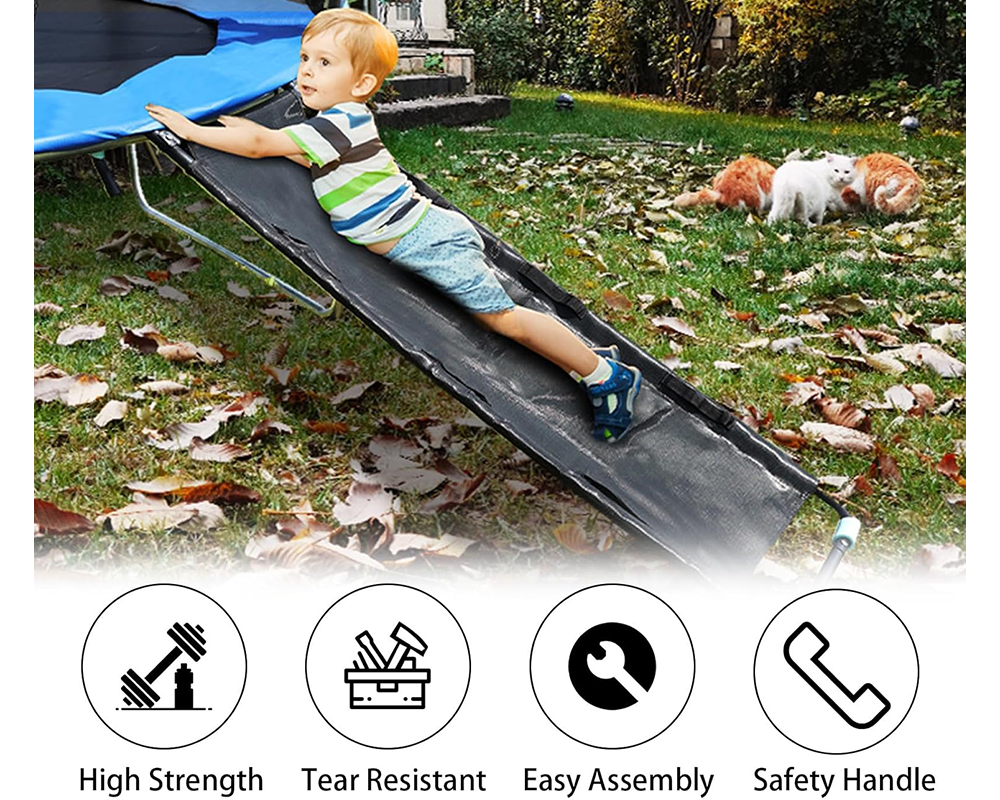Trampoline Slide Ladder Ramp Kids Slide