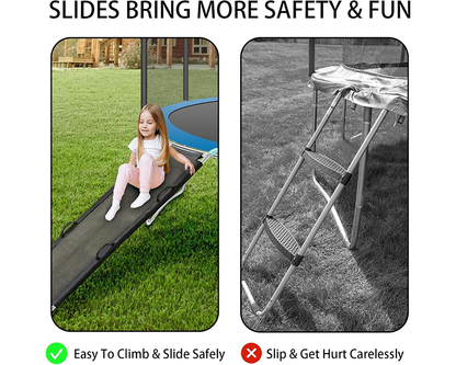 Trampoline Slide Ladder Ramp Kids Slide