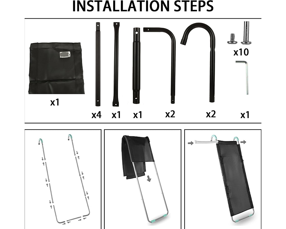 Trampoline Slide Ladder Ramp Kids Slide