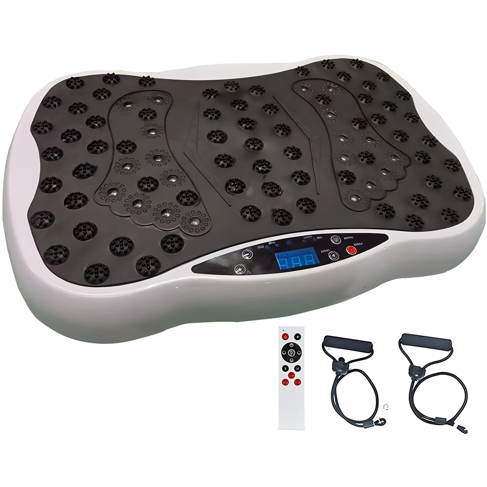 white vibration plate exercise machine