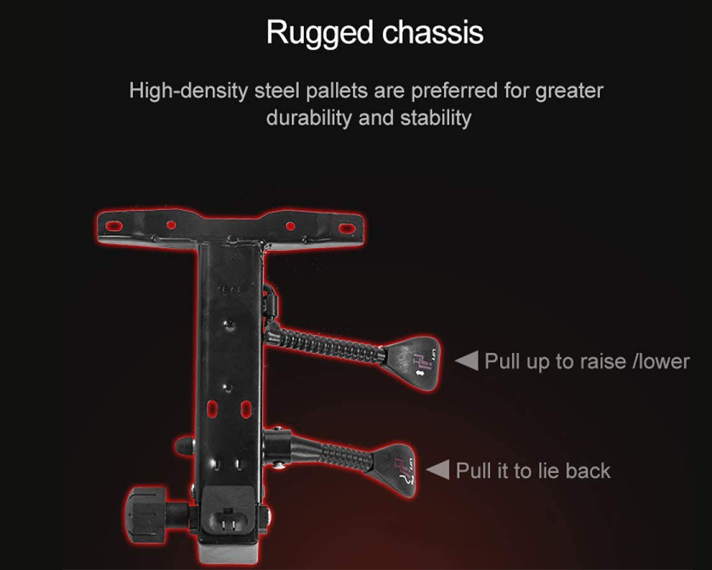 Gaming Chair with Footrest – RGB Gaming Chair with Bluetooth Speakers