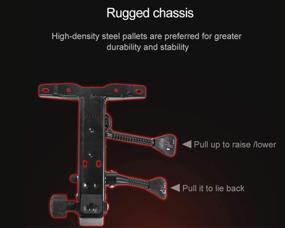 Gaming Chair with Footrest – RGB Gaming Chair with Bluetooth Speakers