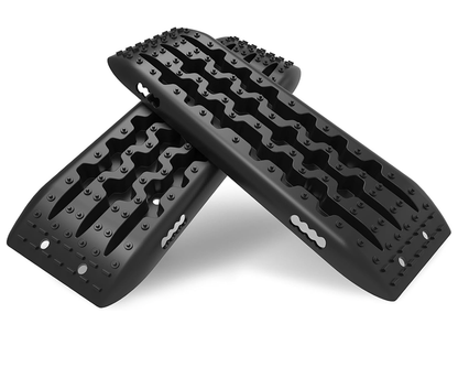 Recovery tracks with u shape teeth black