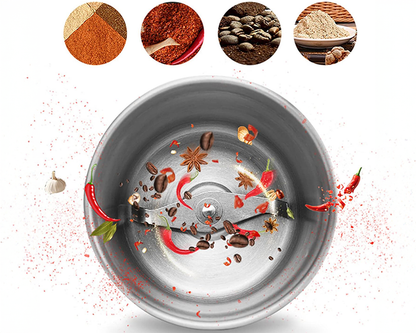 compact coffee grinder on kitchen counter