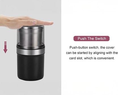 coffee grinder button control