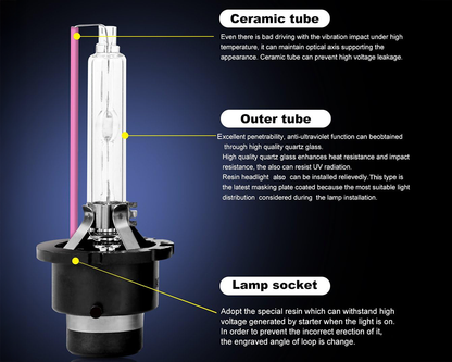 D2S Xenon HID Headlight Bulbs