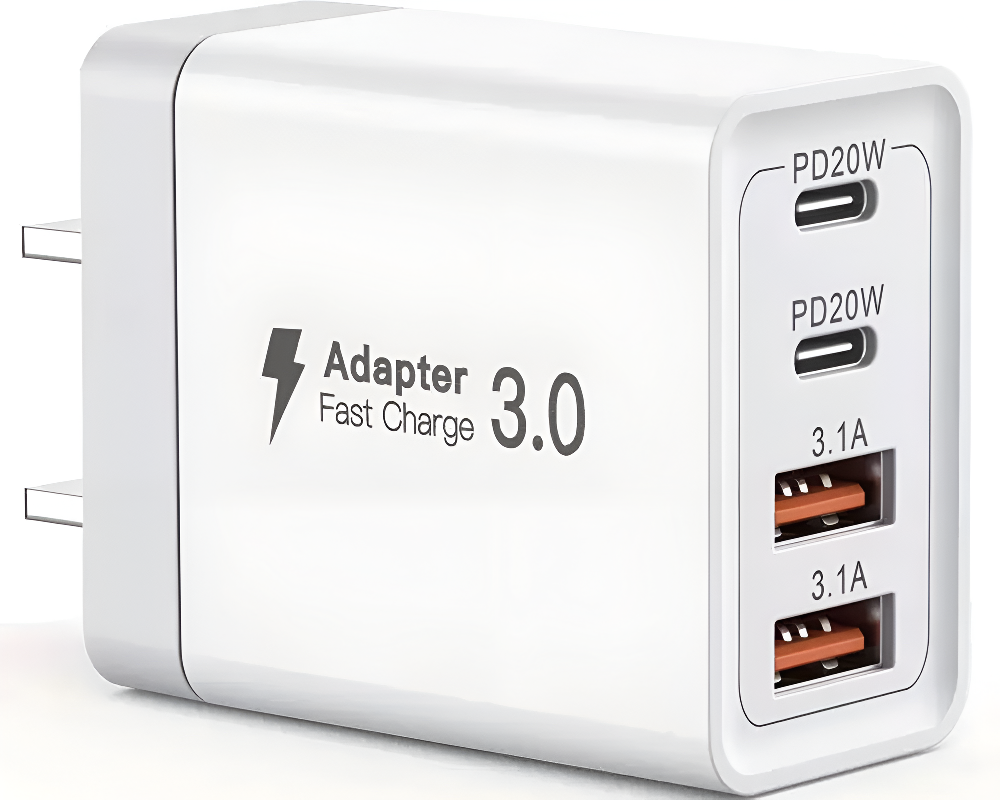 4 port wall charger