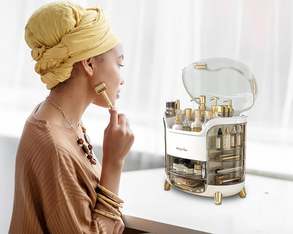 Makeup Case Makeup Box Dustproof Cosmetic Storage Box Organizer