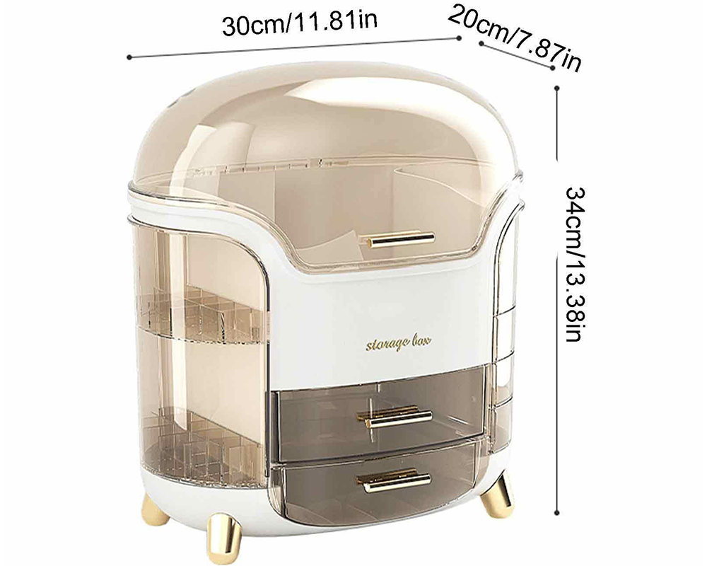 Makeup Case Makeup Box Dustproof Cosmetic Storage Box Organizer