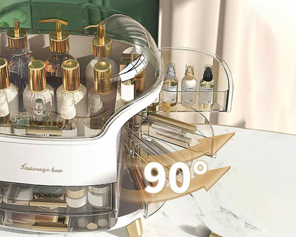 Makeup Case Makeup Box Dustproof Cosmetic Storage Box Organizer