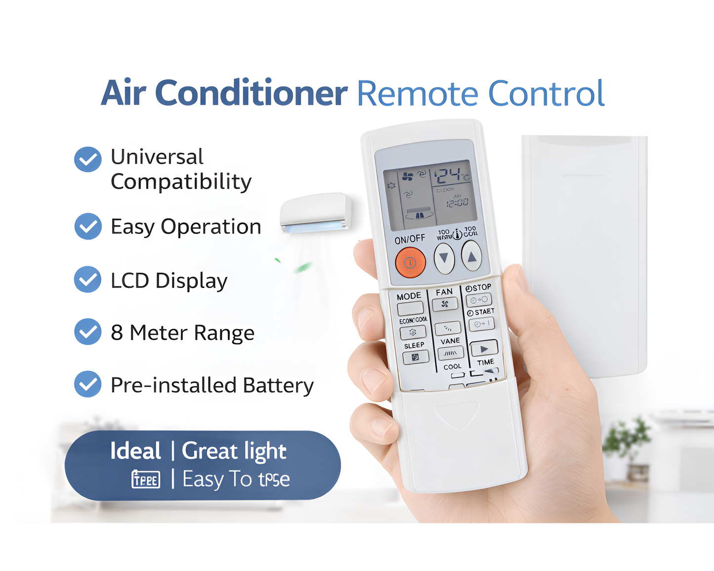 Mitsubishi Heat Pump Remote Replacement