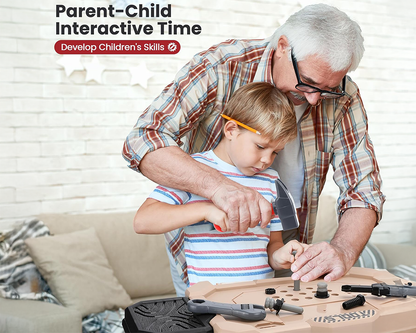 Kids Work Bench Construction Tool Toys Set