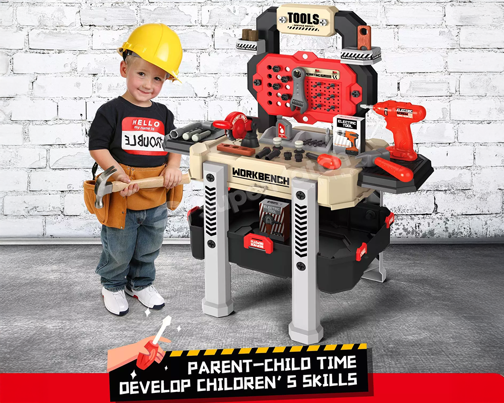 Kids Work Bench Construction Tool Toys Set