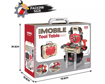 Kids Work Bench Construction Tool Toys Set