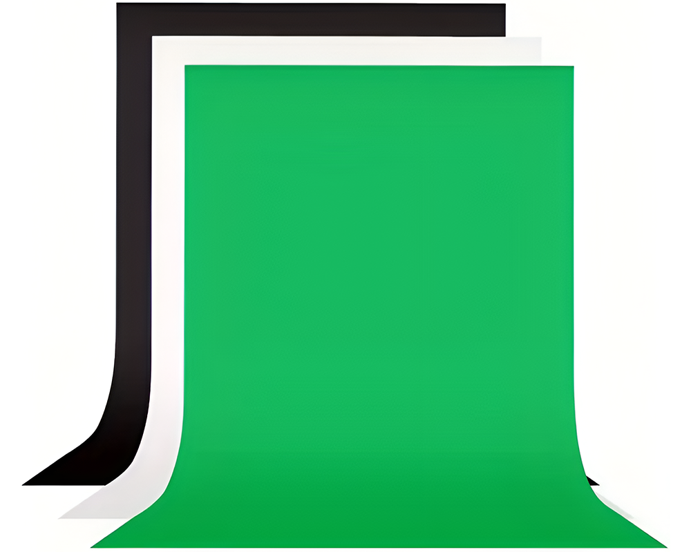 Photography Background Stand with 3 Backdrops Kit 3m