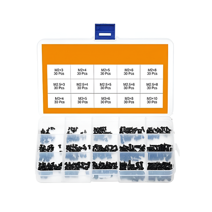 450pcs M2 M2.5 M3 Countersunk Screws Laptop and Electronic Screw
