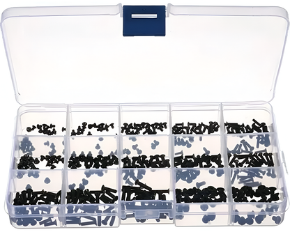 450pcs M2 M2.5 M3 Countersunk Screws Laptop and Electronic Screw