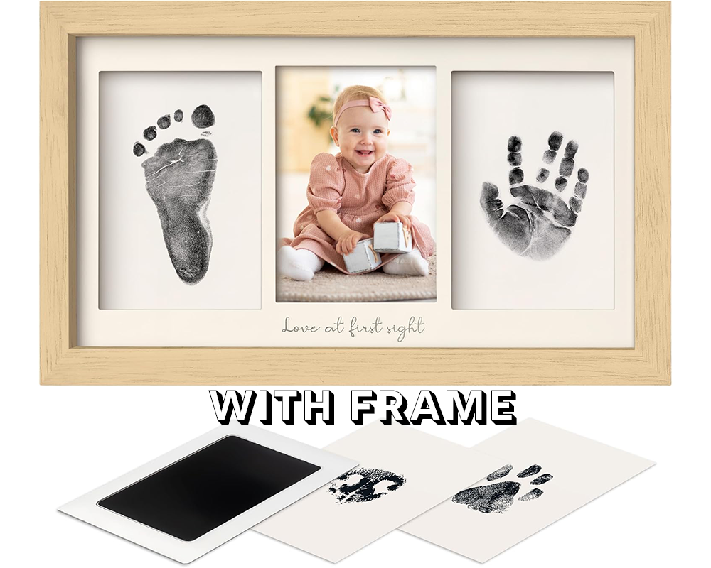 Baby Foot Print With Frame