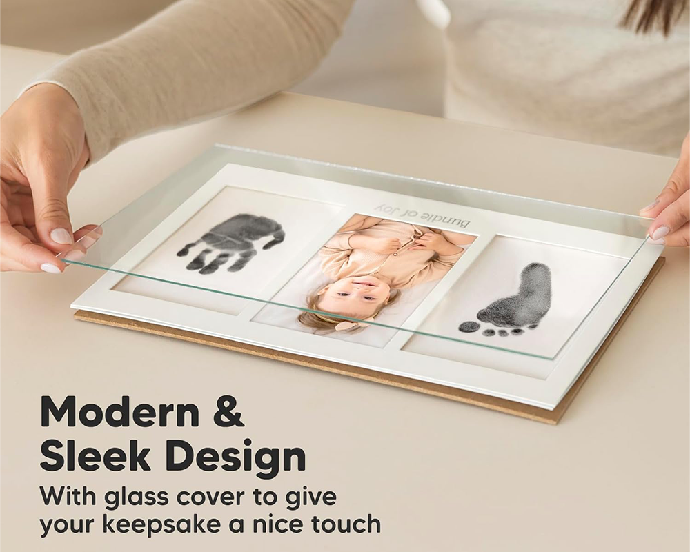 Baby Foot Print With Frame