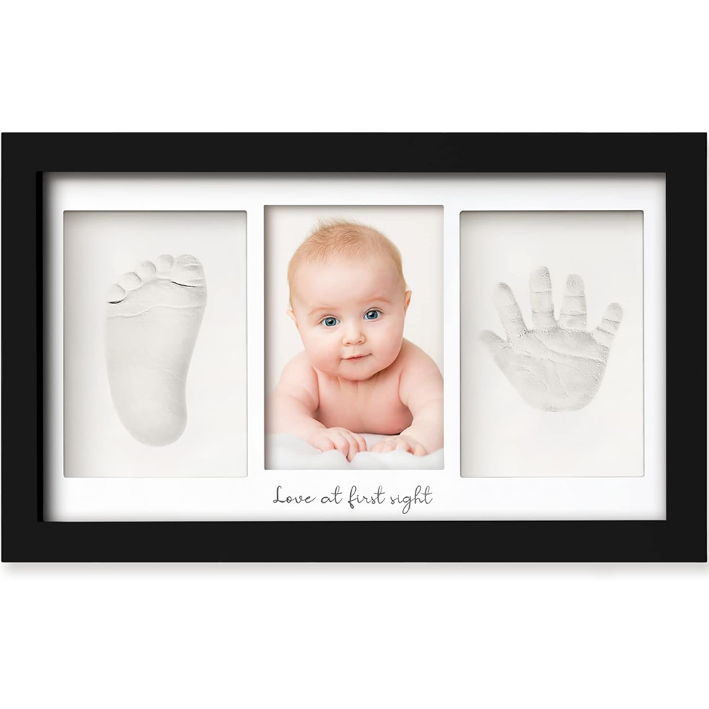 Baby Footprint & Handprint Keepsake Frame – NZ DIY Clay Kit