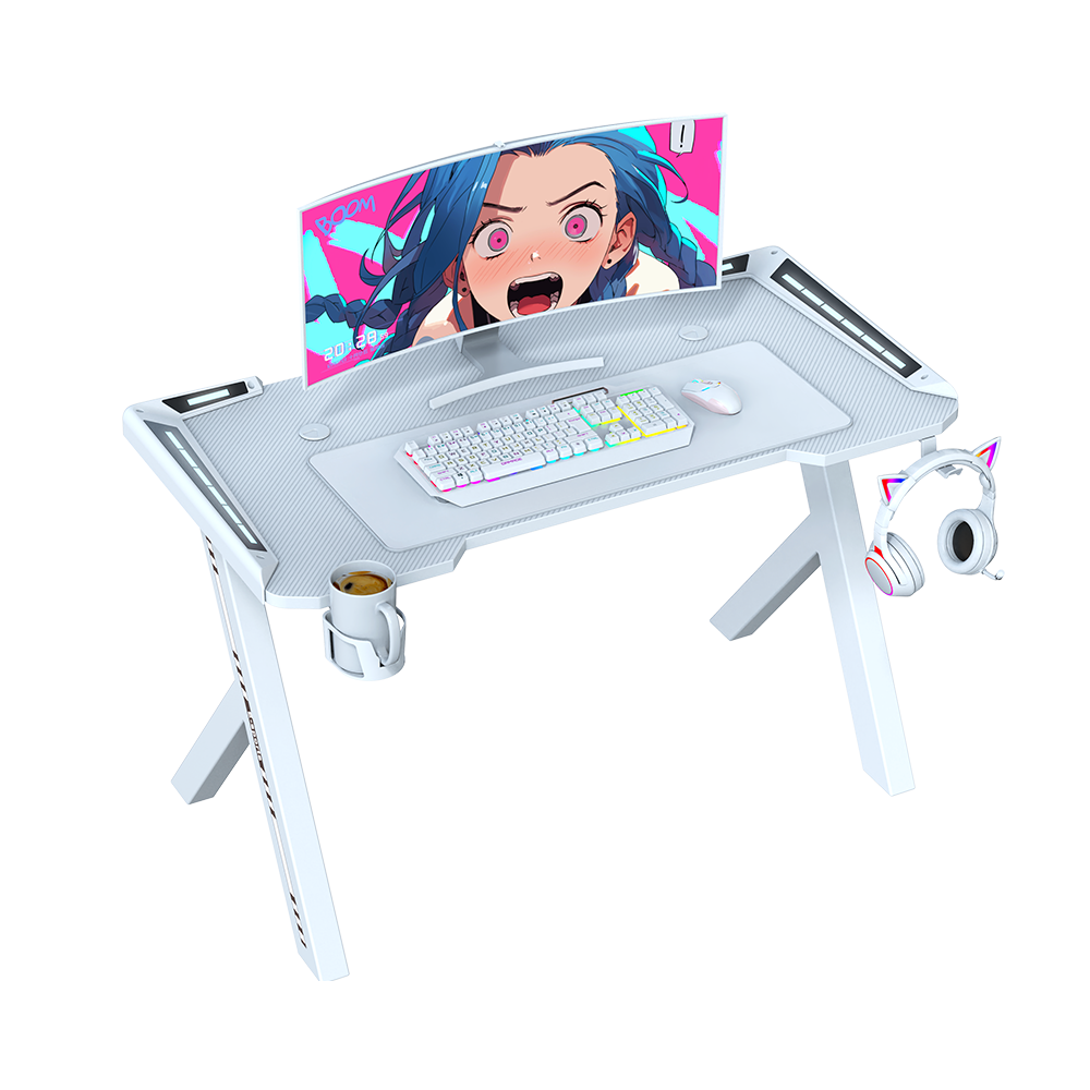 100 cm gaming desk with RGB lights