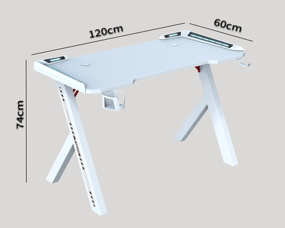 Gaming Desk with RGB LED Lights