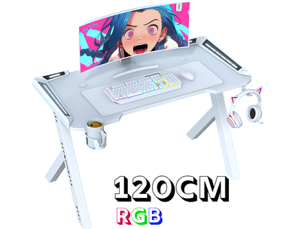 Gaming Desk with RGB LED Lights