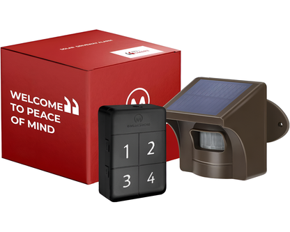 Solar Powered Wireless Driveway Alarm