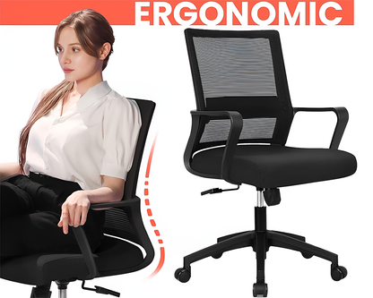 Ergonomic Office Chair Mesh Chair for home office