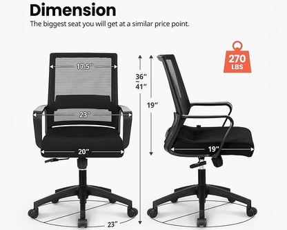 Ergonomic Office Chair Mesh Chair for home office