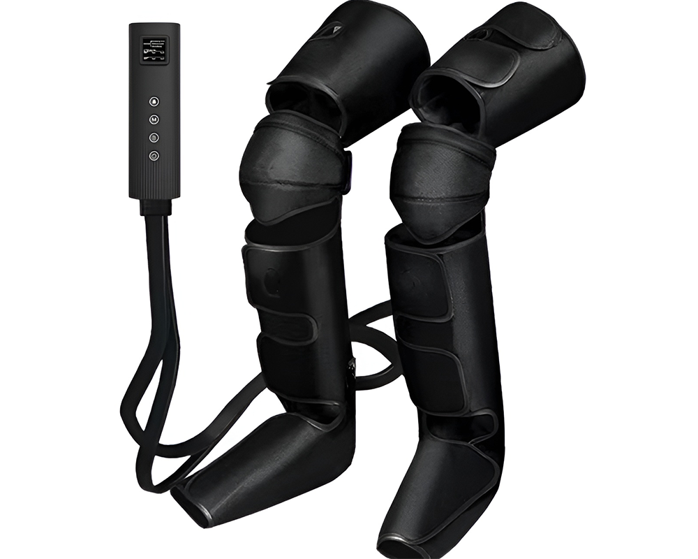 Leg massager with timer