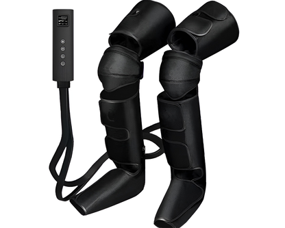 Leg massager with timer