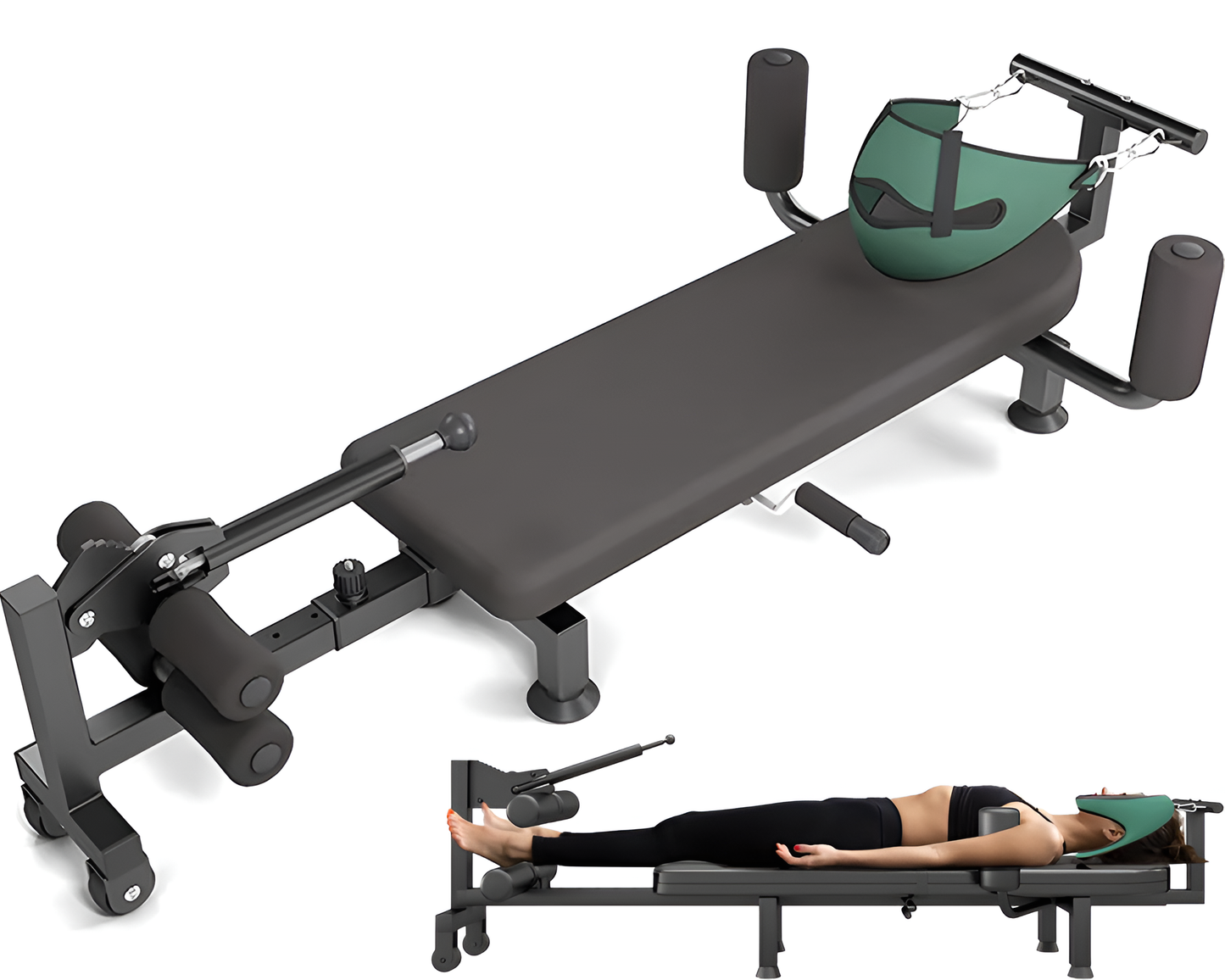 Portable Cervical And Lumbar Traction Bed for Back Pain Relief