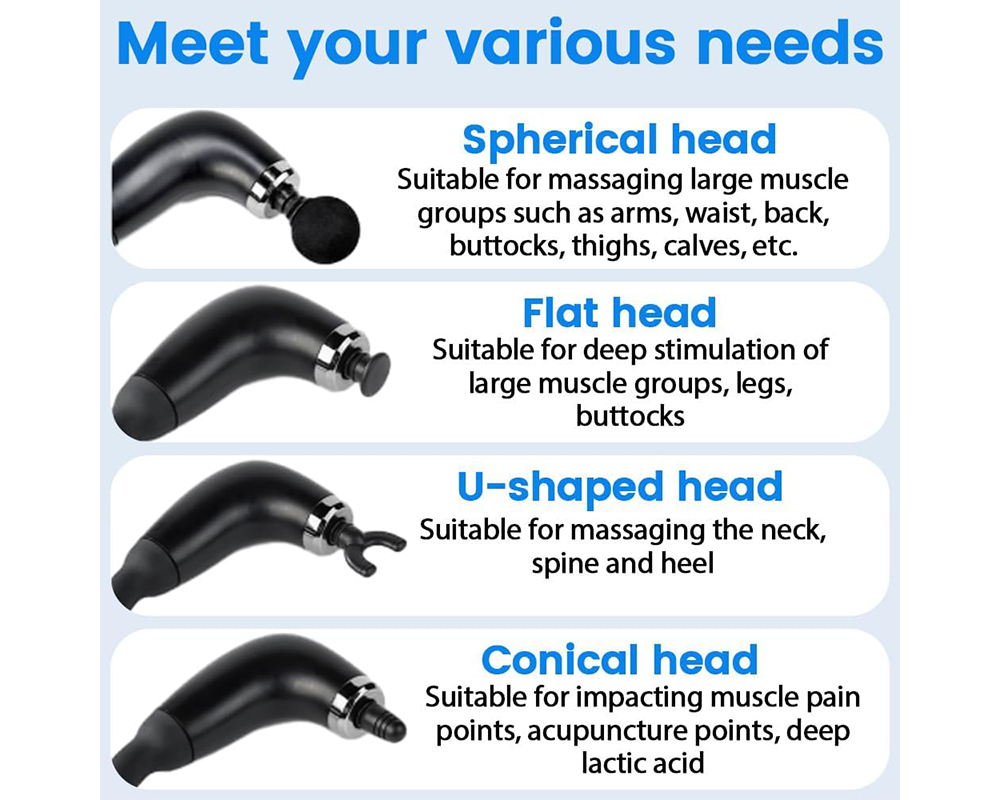 Massage Gun Percussion Deep Massager Muscle Tissue Vibrating