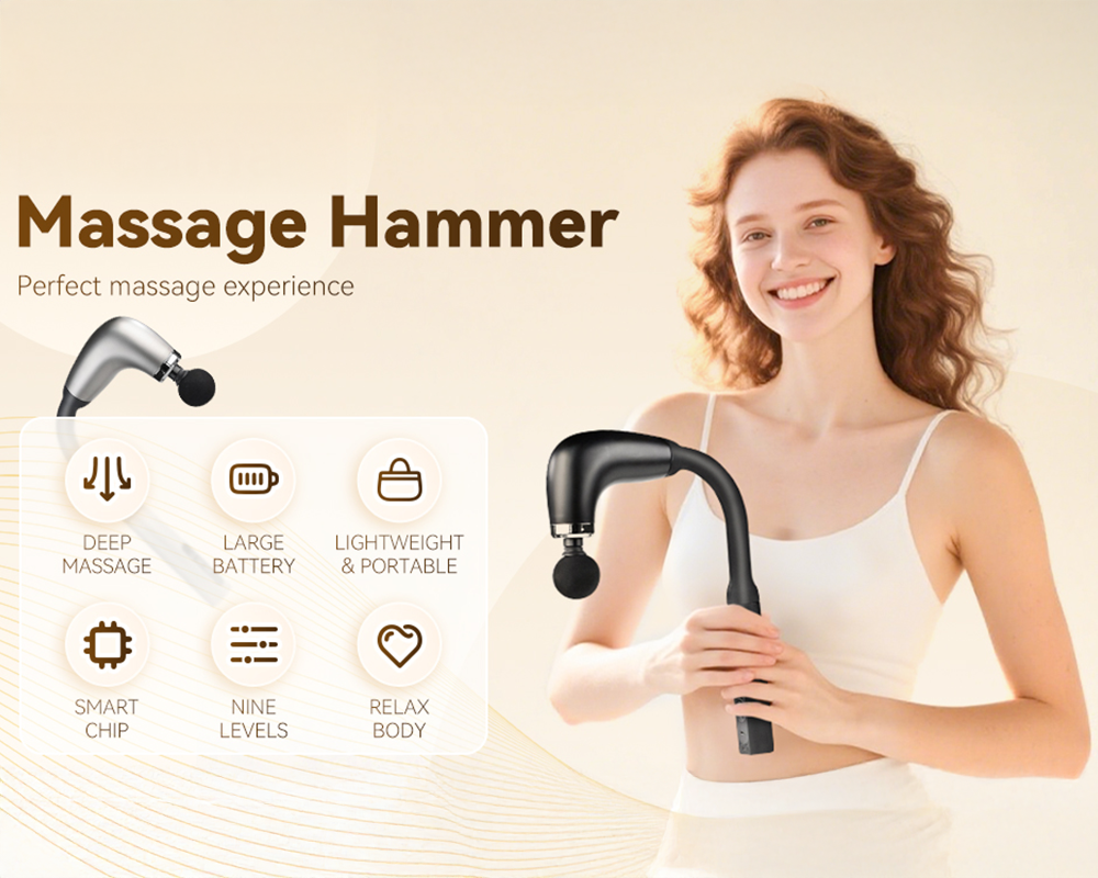 Massage Gun Percussion Deep Massager Muscle Tissue Vibrating