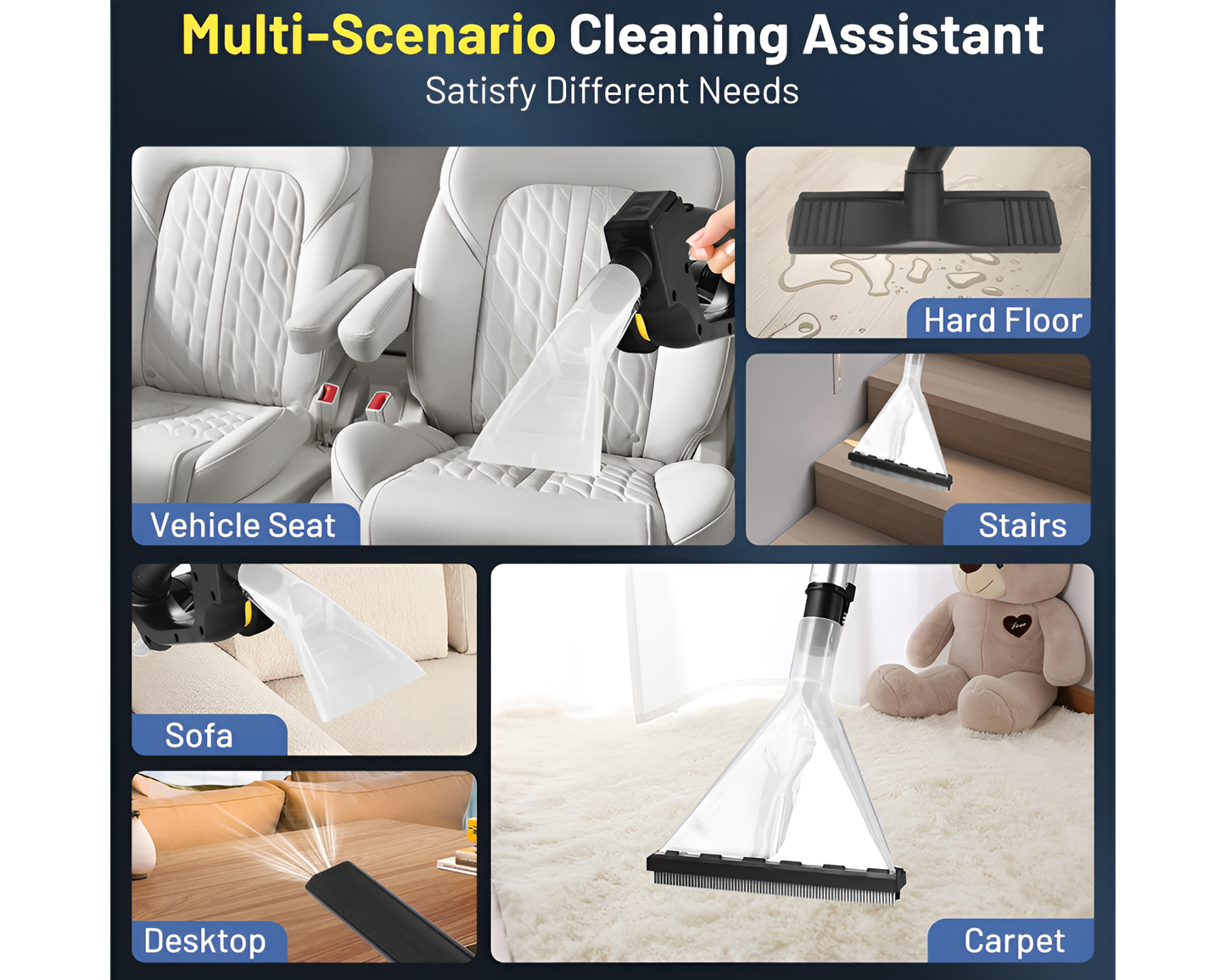 Carpet Cleaner Machine 5-in-1 Carpet Cleaner Machine for Home